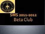 Beta Club - slide 1