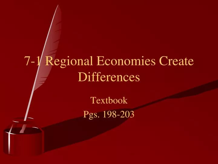 7 1 regional economies create differences