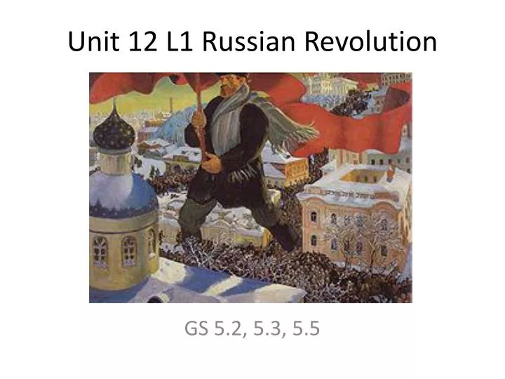 unit 12 l1 russian revolution