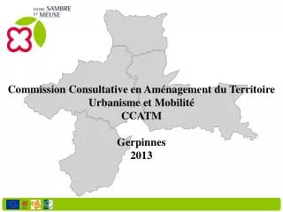 Commission Consultative en Aménagement du Territoire Urbanisme et Mobilité CCATM Gerpinnes 2013