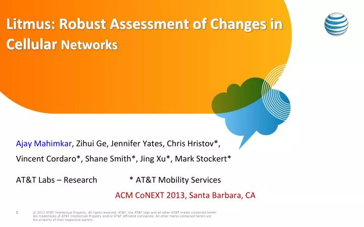 litmus robust assessment of changes in cellular networks