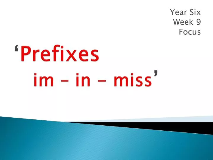 prefixes im in miss