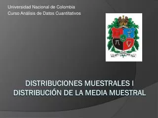 universidad nacional de colombia curso an lisis de datos cuantitativos