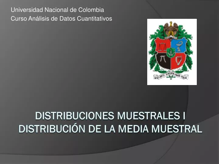 universidad nacional de colombia curso an lisis de datos cuantitativos