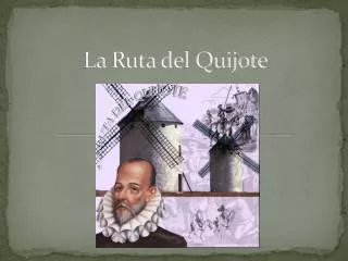 la ruta del quijote