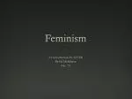 Feminism - slide 1