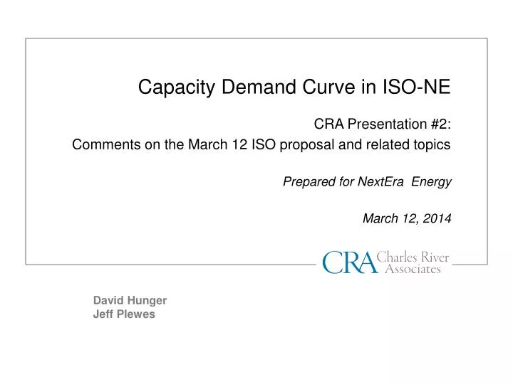 capacity demand curve in iso ne