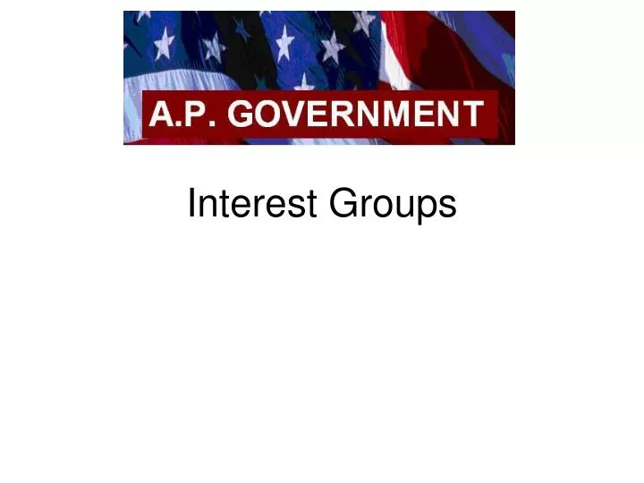 interest groups