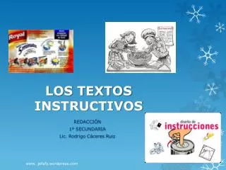 los textos instructivos