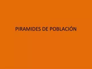 piramides de poblaci n