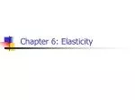 Chapter 6: Elasticity - slide 1