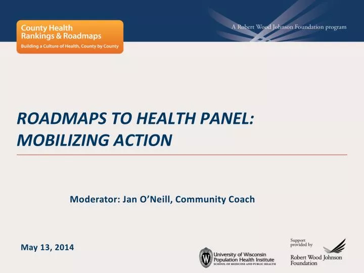roadmaps to health panel mobilizing action