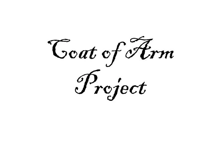 coat of arm project