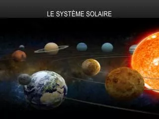 le syst me solaire