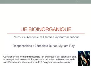 ue bioinorganique