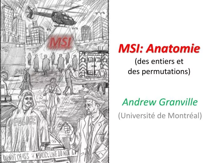 msi anatomie des entiers et des permutations