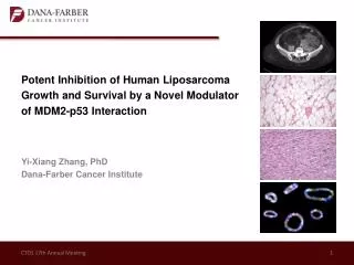 Yi- X iang Zhang, PhD Dana-Farber Cancer Institute