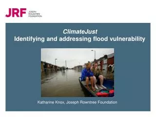 ClimateJust Identifying and addressing flood vulnerability