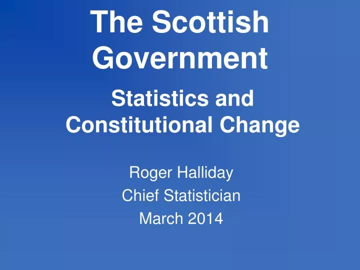 statistics and constitutional change