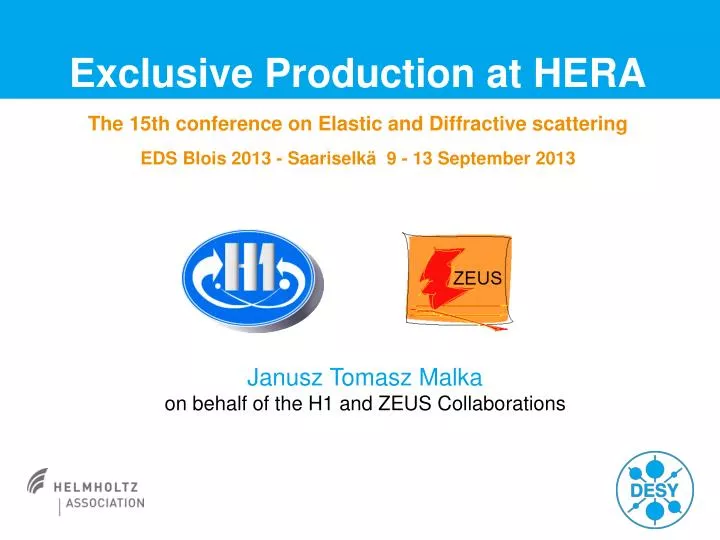 exclusive production at hera
