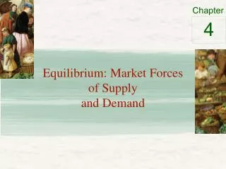 Equilibrium: Market Forces of Supply and Demand
