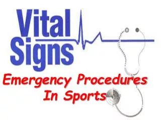 Emergency Procedures In Sports