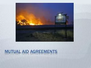 Mutual aid agreements
