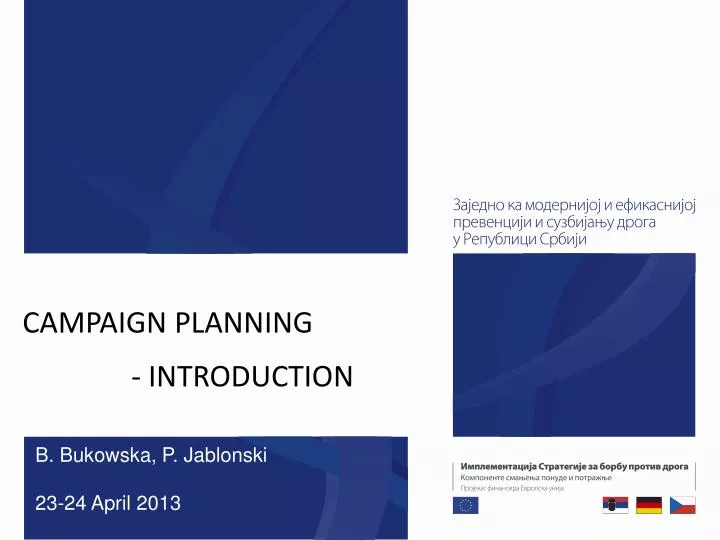 campaign planning introduction