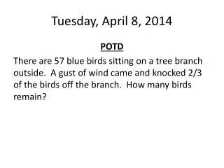 Tuesday, April 8, 2014