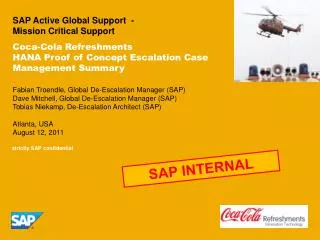 SAP Active Global Support - Mission Critical Support
