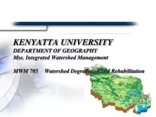 Evaluation Of The Role Of Government And Communities In Watershed Rehabilitation And Management