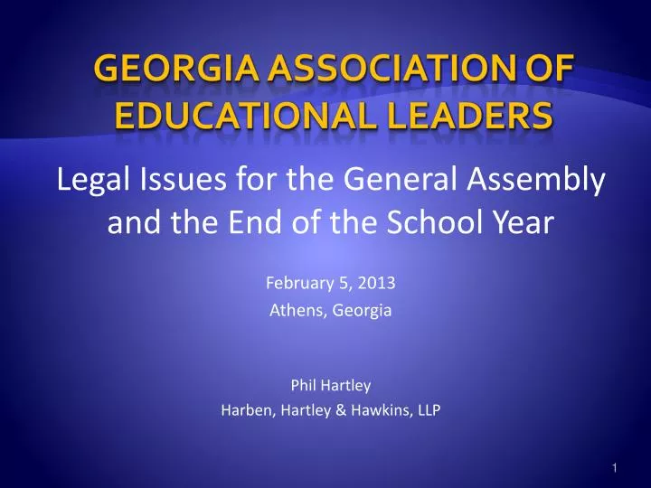 georgia association of educational leaders