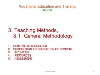 Vocational Education and Training Armenia