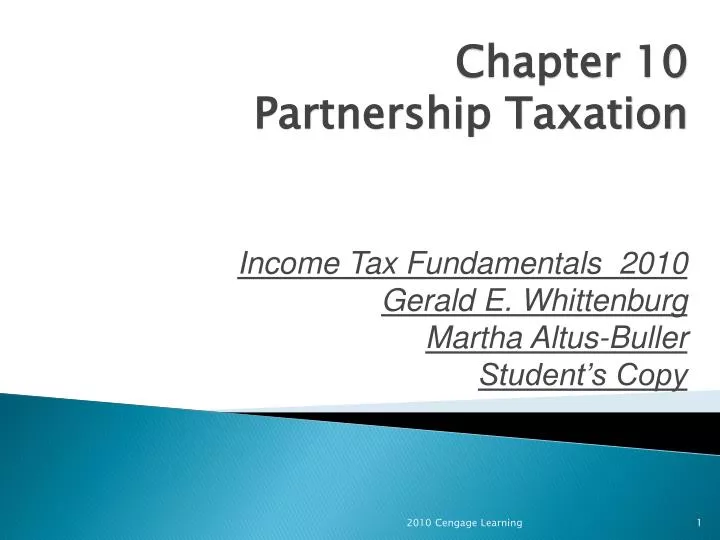 income tax fundamentals 2010 gerald e whittenburg martha altus buller student s copy