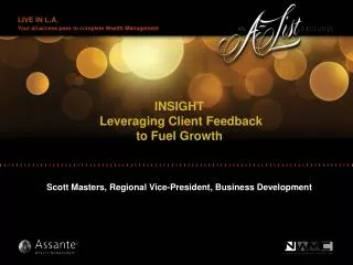 INSIGHT Leveraging Client Feedback to Fuel Growth
