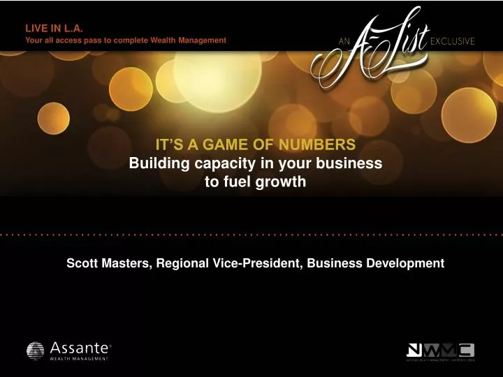 it s a game of numbers building capacity in your business to fuel growth