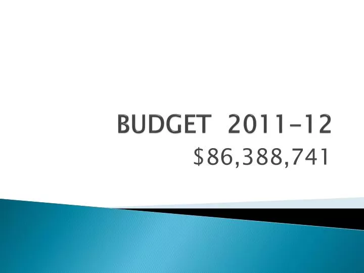 budget 2011 12