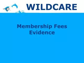 Membership Fees Evidence