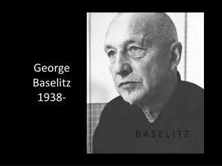 george baselitz 1938