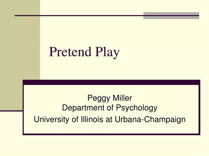 pretend play
