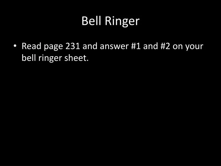 bell ringer