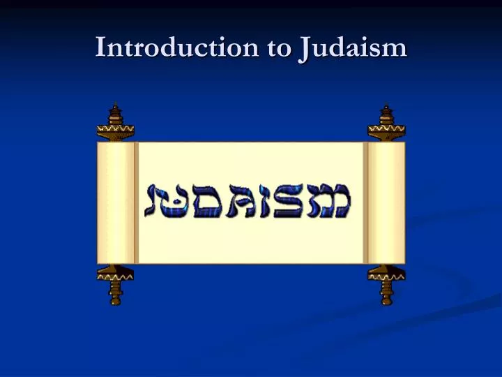 introduction to judaism