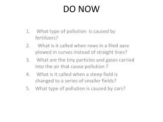 do now