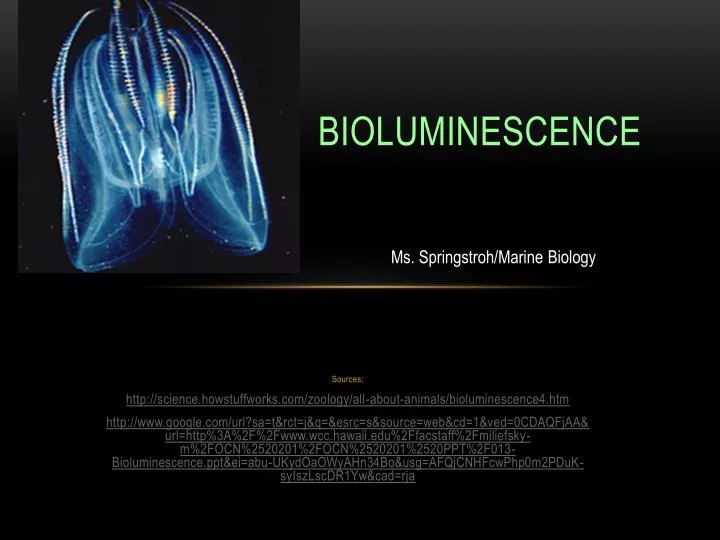 bioluminescence