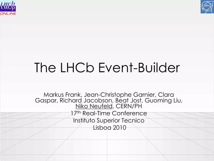 the lhcb event builder