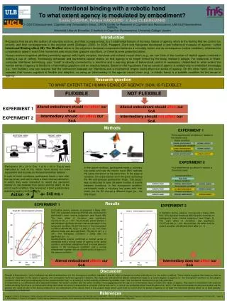 Intentional binding with a robotic hand To what extent agency is modulated by embodiment?