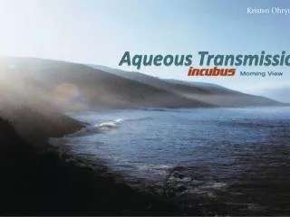 Aqueous Transmissions