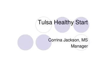 Tulsa Healthy Start