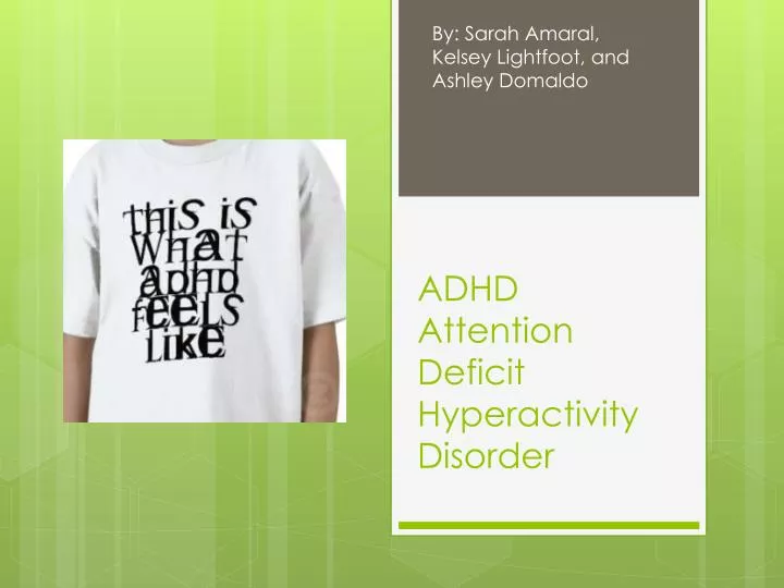 adhd attention deficit hyperactivity disorder
