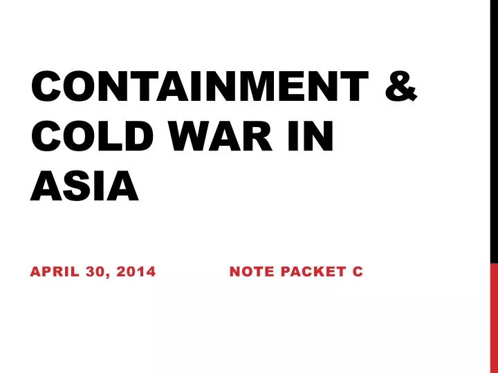 containment cold war in asia